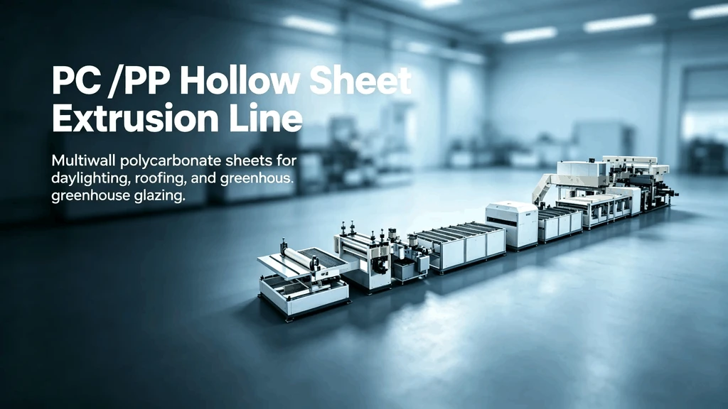 PP Hollow Grid Sheet Line PP Hollow Grid Sheet Line