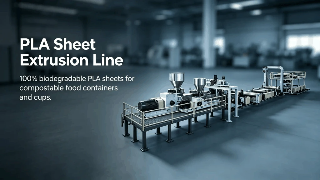 PLA Sheet Extrusion Line