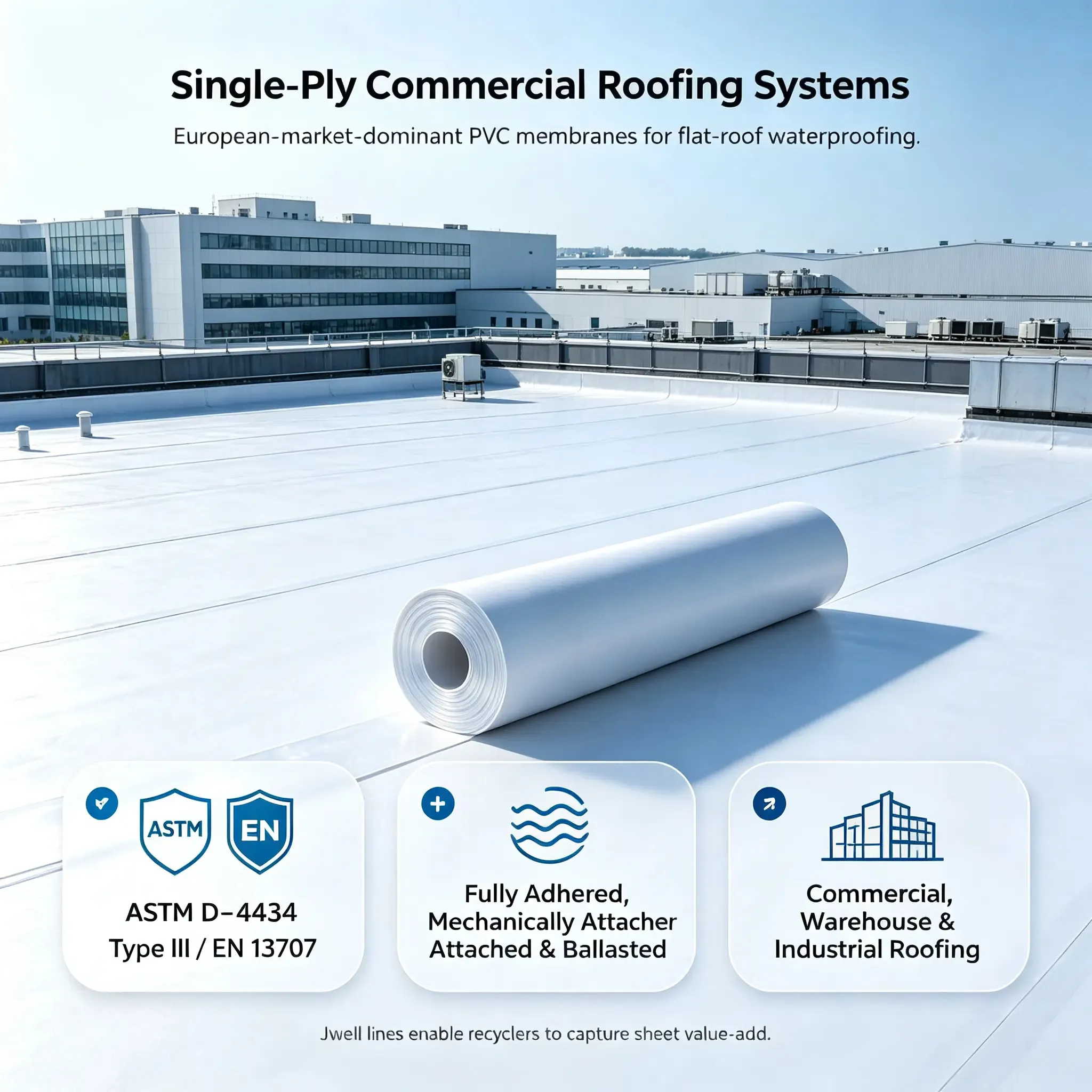 PVC Waterproof Membrane Line PVC Waterproof Membrane Line