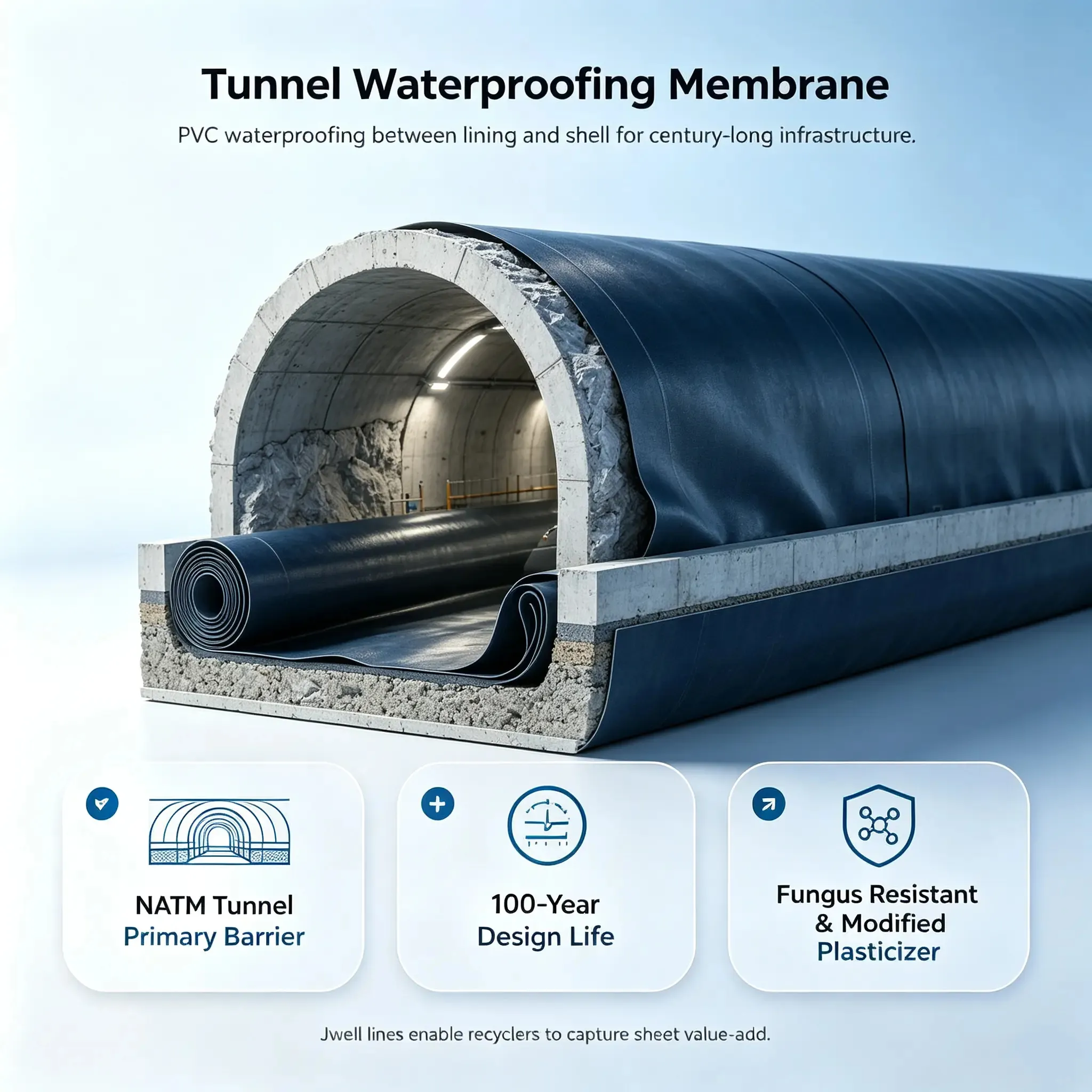PVC Waterproof Membrane Line PVC Waterproof Membrane Line